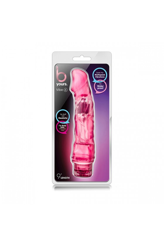 Vibratore modello B Yours Vibe 6 di 19 cm in rosa