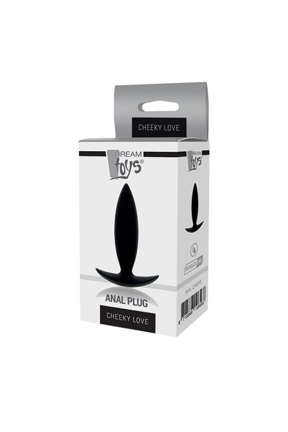 Plug anale extra piccolo nero modello Cheeky Love