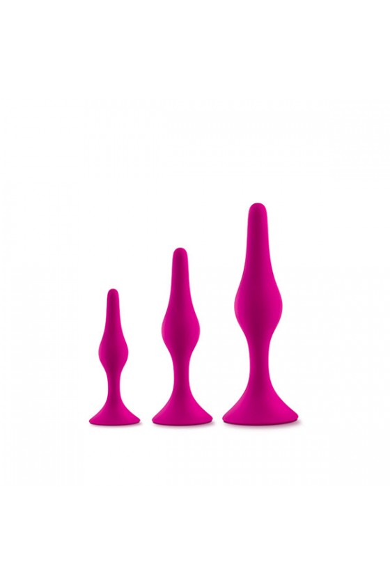 Kit Plug anale per principianti modello Luxe in rosa